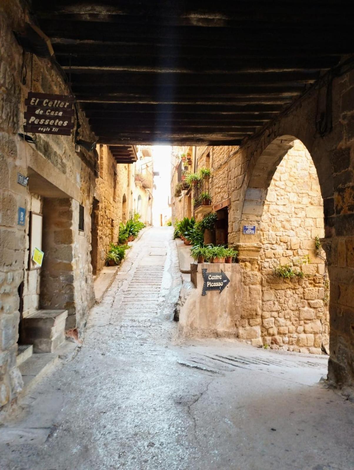 La Casa Del Castell Vila Horta de Sant Joan Exterior foto